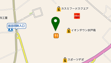Crepes Familia(クレープ ファミリア) イオンタウン水戸南店の地図画像