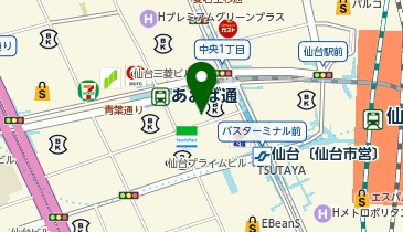 珈琲館 仙台青葉通店の地図画像