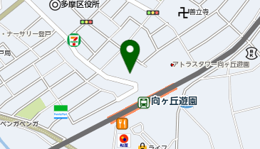 STARBUCKS COFFEE(スターバックスコーヒー) 向ヶ丘遊園店の地図画像