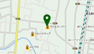 ウジエスーパー 長町店の地図画像