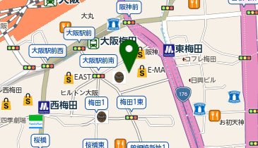 アトム法律事務所 大阪支部の地図画像