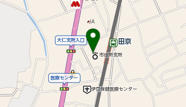 伊豆の国市 大仁庁舎の地図画像