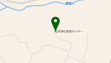 立科町浄化管理センターの地図画像