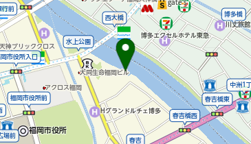 中洲はかた舟の地図画像