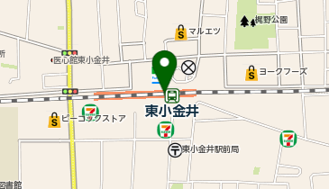 QB HOUSE(キュービーハウス) nonowa東小金井店の地図画像