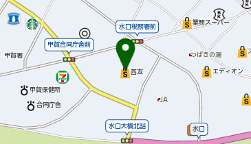 キタデ 西友水口店の地図画像