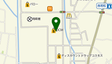 DCM 岡崎南店の地図画像