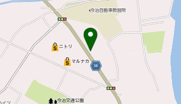 元祖からあげ本舗 かたに商店 今治店の地図画像