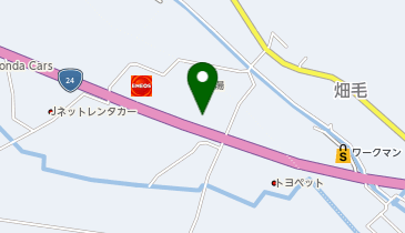 丸源ラーメン 岩出店の地図画像