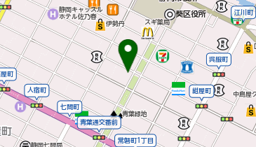 うなぎ弁当 あつきの地図画像