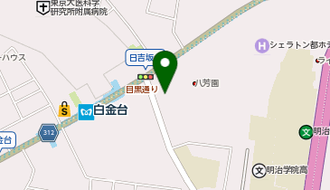 八芳園の地図画像