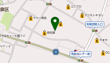 アミュージアム ヨークタウン市名坂店の地図画像