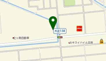 100円レンタカー 北見店の地図画像