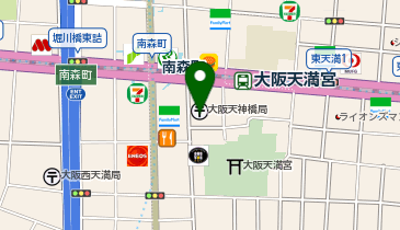 かつ満 南森町店の地図画像