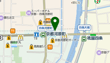 京都海老天丼 徳の地図画像