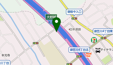 生そばウエスト 御笠川店の地図画像