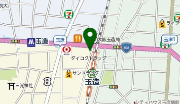 焼きたてマドレーヌのお店 Kazuma Kaneishi(カズマ カネイシ) 玉造店の地図画像