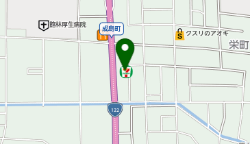 焼肉牛千の地図画像