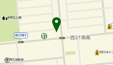 アサイー工房 帯広店の地図画像