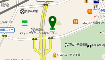 ティアック株式会社 本社ショールームの地図画像