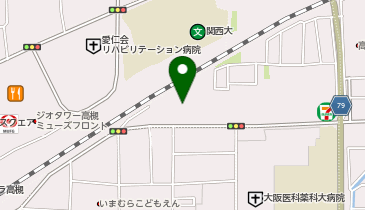 高槻島本夜間休日応急診療所の地図画像