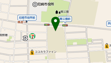 尼崎市立難波の梅小学校の地図画像