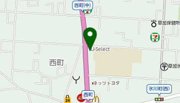CAR PLAT(カー プラット) 草加中央の地図画像