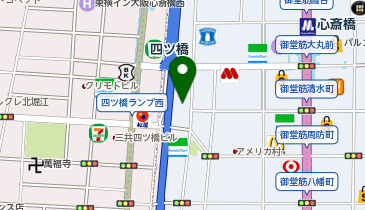 SAAD(サード) 大阪心斎橋ロンコート店の地図画像