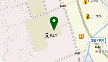 大阪府立堺上高等学校の地図画像