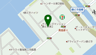 THE PENNY WISE ANTIQUE 勝どきWARE HOUSE(ザ・ペニーワイズアンティーク勝どきウェアハウス)の地図画像