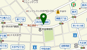 @110 BARBER SHOP(ワンワンオー バーバー ショップ) 長浜店の地図画像