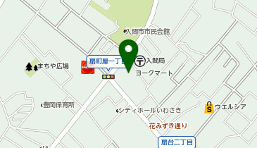 ヨークフーズ 入間扇台店の地図画像