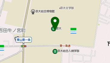 京都大学 百周年時計台記念館の地図画像