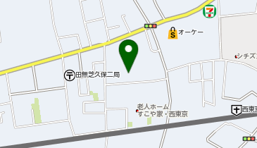 レックインドアテニススクール西東京の地図画像