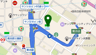 Biople(ビープル) 池袋サンシャインシティ店の地図画像