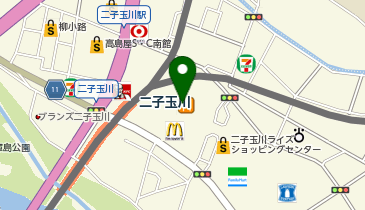 Manhattan Portage FUTAKO TAMAGAWA(マンハッタン ポーテージ フタコ タマガワ)の地図画像