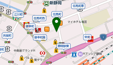 クロノス 静岡の地図画像