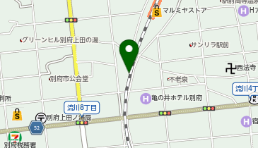 湯煙食堂の地図画像