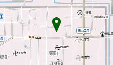 イオンスタイル 東山二条の地図画像