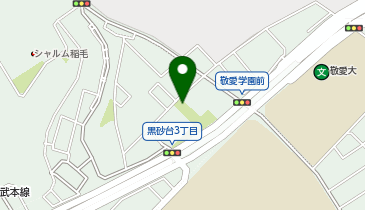 黒砂台公園の地図画像