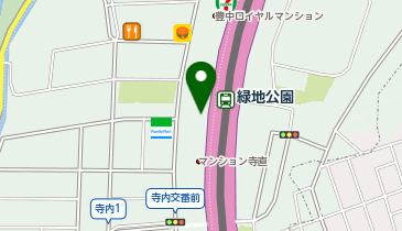 福本まゆみモダンバレエアート 緑地本部教室の地図画像