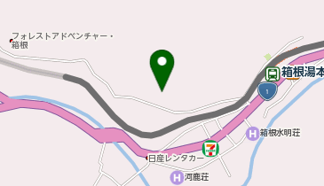 箱根パターゴルフの地図画像