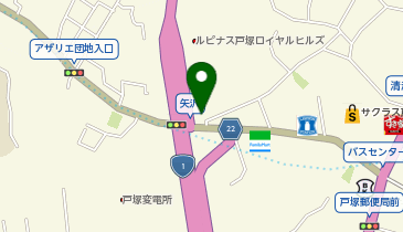 カットホームゆたかの地図画像