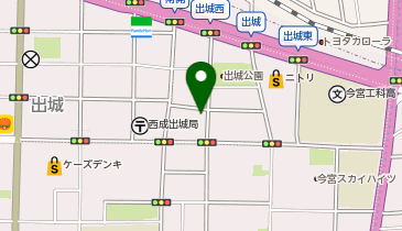 モンチーモータースの地図画像