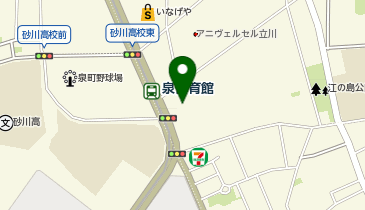 TOTO立川ショールームの地図画像