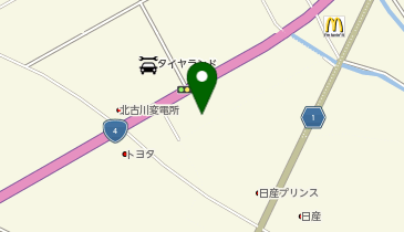 ガリバーアウトレット 古川バイパス店の地図画像