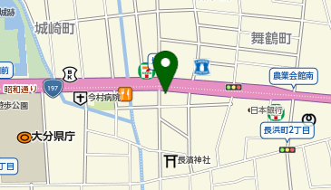 肉うどんいのうえ 大分店の地図画像