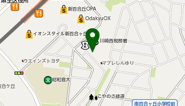 麺飯食堂 新ゆり飯店の地図画像