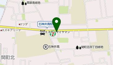 関町珈琲店の地図画像