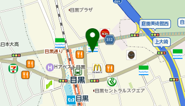 おでんと炉端たけし 目黒店の地図画像